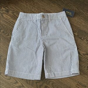 NWT Polo seersucker shorts